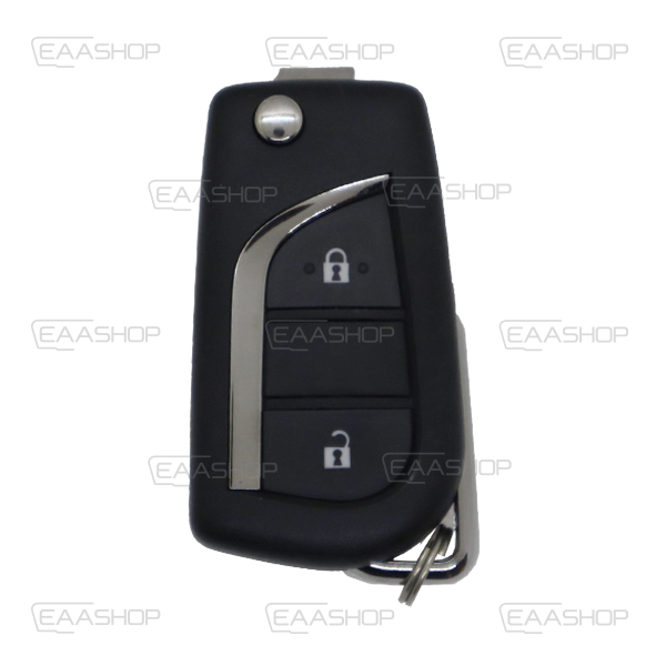 TT13RC - TELEMANDO PLEGABLE 2 BOTONES TOYOTA ( VALEO H ) ORIGINAL