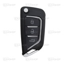 KD10RC - TELEMANDO PLEGABLE 3 BOTONES KEYDIY TIPO ESPADA SIN BOBINA