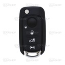 FI21RC - TELEMANDO PLEGABLE 4 BOTONES FIAT (FORMATO MODERNO) PLACA ORIGINAL