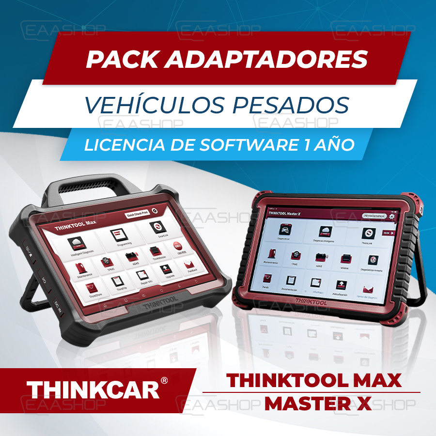 TC13 - ADAPTER PACK FOR VEH. HEAVY &amp; 1 YEAR SOFTWARE LICENSE FOR THINKTOOL MAX / MASTER X