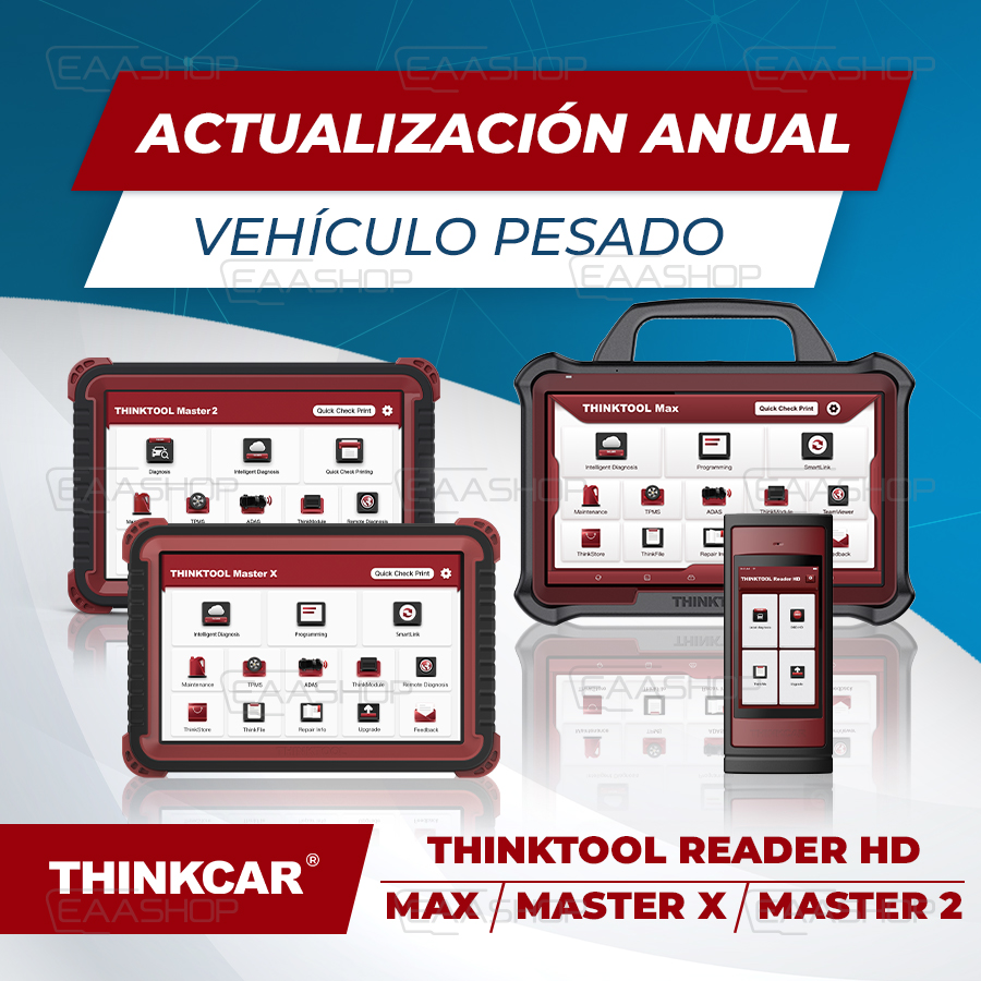 TC17 - ANNUAL UPDATE HEAVY VEHICLE THINKTOOL READER HD / MAX / MASTER X / MASTER 2