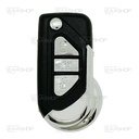 PSA33KS - REMOTE KEY SHELL FOLDING 3 BUTTONS PEUGEOT (PROFILE VA2)