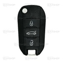 PE50RC - TELEMANDO PLEGABLE 3 BOTONES PEUGEOT (HU83)