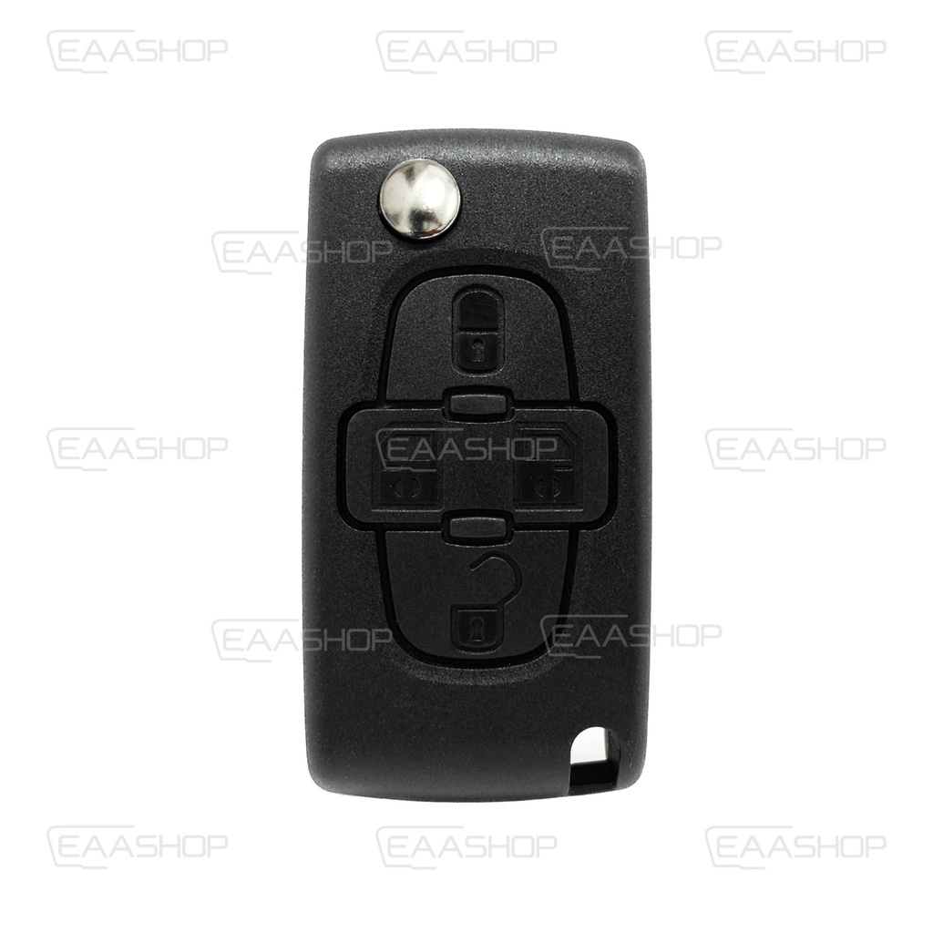 CI40RC - TÉLÉCOMMANDE PLIABLE 4 BOUTONS CITROEN (PROFIL HU83 )