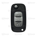 MB18KS - REMOTE KEY SHEEL FOLDING 3 BUTTONS MERCEDES BENZ (PROFILE VA2)