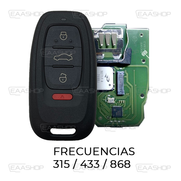 XH31RC - TÉLÉCOMMANDE KEYLESS 3+1 BOUTONS TYPE XHORSE AUDI PROXIMITY