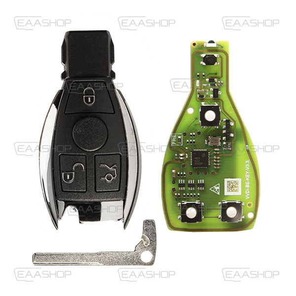 MB07RC - TELEMANDO XHORSE INSERTABLE MERCEDES 3 BOTONES