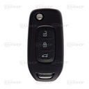 RE27KS - CARCASA DE MANDO PLEGABLE RENAULT 3 BOTONES (PERFIL VA2)