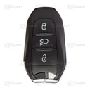 PSA36KS -  CARCAÇA DE COMANDO KEYLESS 3 BOTÕES PSA (PERFIL VA2)