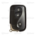 LX01KS - CARCAÇA DE COMANDO KEYLESS 3 BOTÕES LEXUS (LÂMINA TOY48)