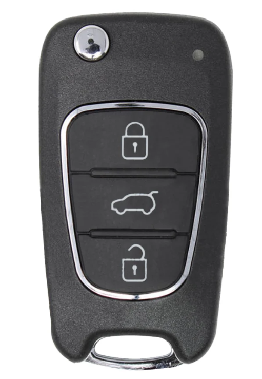 XH37RC - TELEMANDO PLEGABLE 3 BOTONES XHORSE TIPO HYUNDAI SIN BOBINA